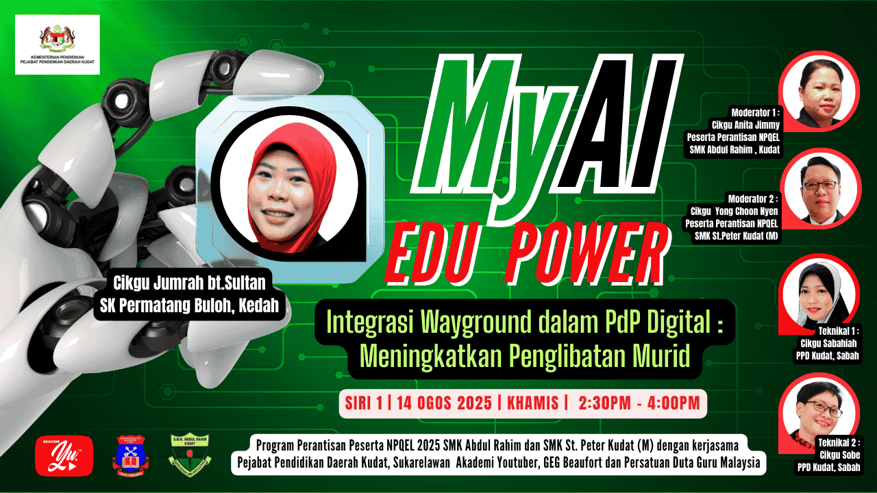  [LIVE] MyAI EDUPOWER SIRI 1 OLEH CIKGU JUMRAH BT. SULTAN | SK PERMATANG BULOH, KEDAH